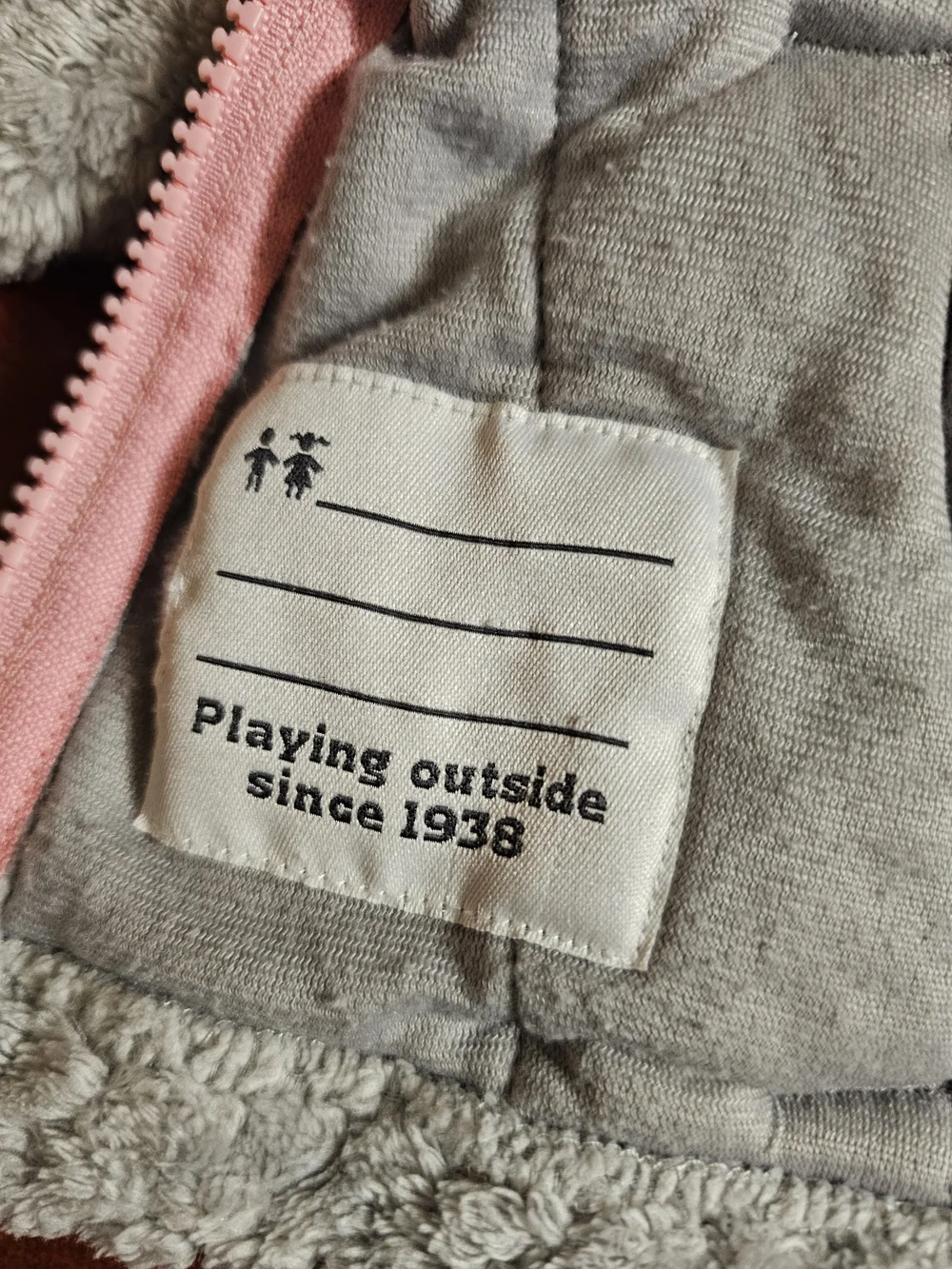 Columbia Jacket 2T Fire Side Sherpa FZ Gray Zip up